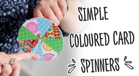 Simple Card Spinners for Children Templates