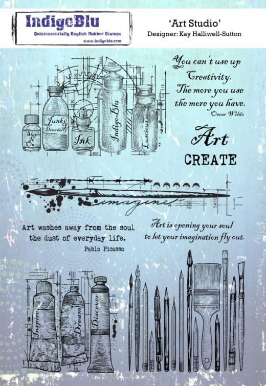 6 IndigoBlu Stamp Sets