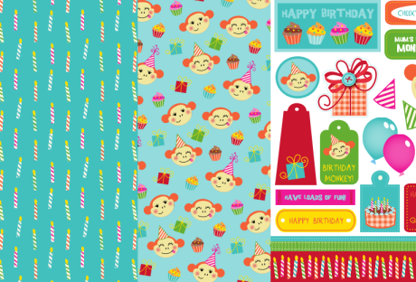 Maria Taylor Cheeky Monkey Birthday Papers & Sentiments Maria Taylor Cheeky Monkey Birthday Papers & Sentiments