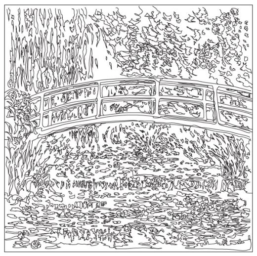 Colour Your Own Monet Illustration