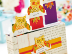 Papercraft Owl Stationery Set