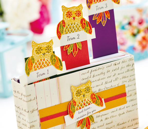 Papercraft Owl Stationery Set