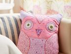 Owl Cushion Pattern & Applique