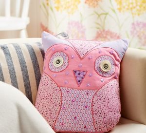 Owl Cushion Pattern & Applique