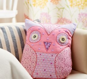 Owl Cushion Pattern & Applique