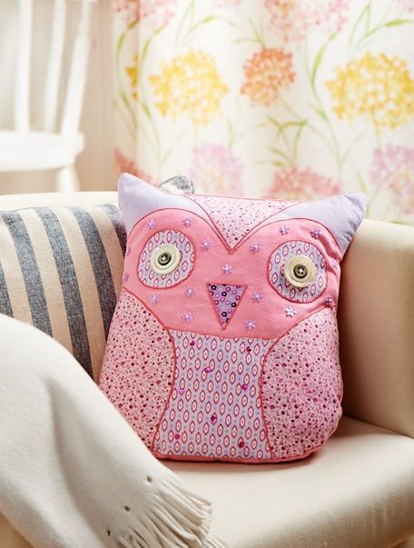 Owl Cushion Pattern & Applique