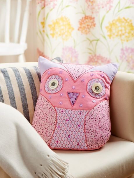 Owl Cushion Pattern & Applique Owl Cushion Pattern & Applique