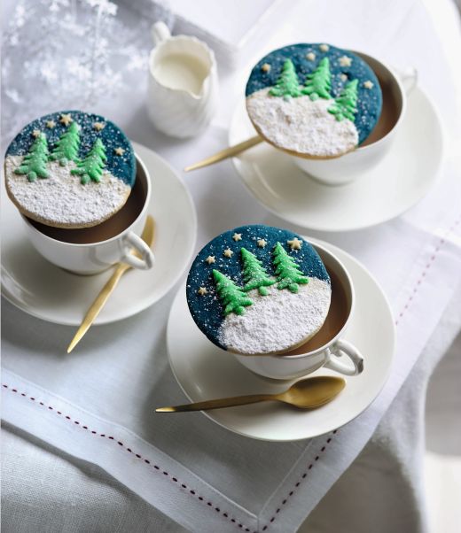 Snow Scene Cookies