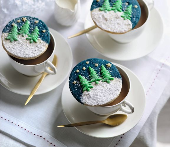 Snow Scene Cookies