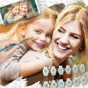 Win One of Three Personalised Paint-By-Numbers