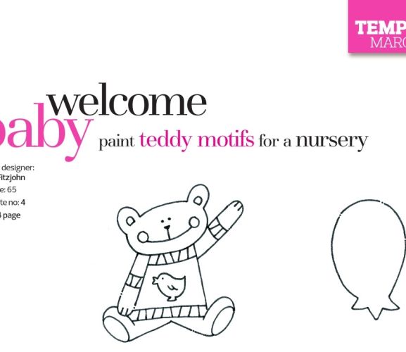 Paint Teddy Motifs For A Nursery