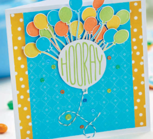 Vibrant Birthday Gifts and Card