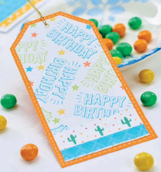 Vibrant Birthday Gifts and Card