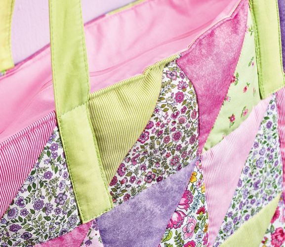 Patchwork Beach Tote