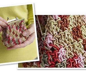 Crochet Coloured Purse Free Pattern