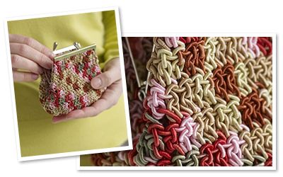 Crochet Coloured Purse Free Pattern