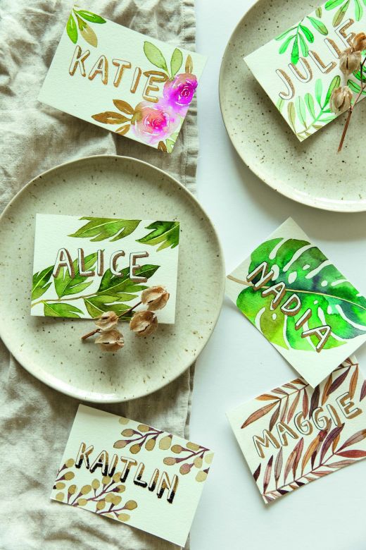 Handmade Place Cards