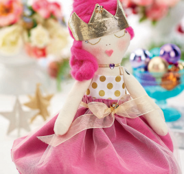 Pretty In Pink Stitched Princess Doll Pretty In Pink Stitched Princess Doll