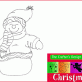 Jolly Snowman Free Digital Stamp