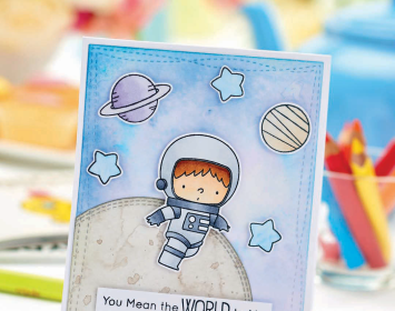 Space Boy Card Space Boy Card