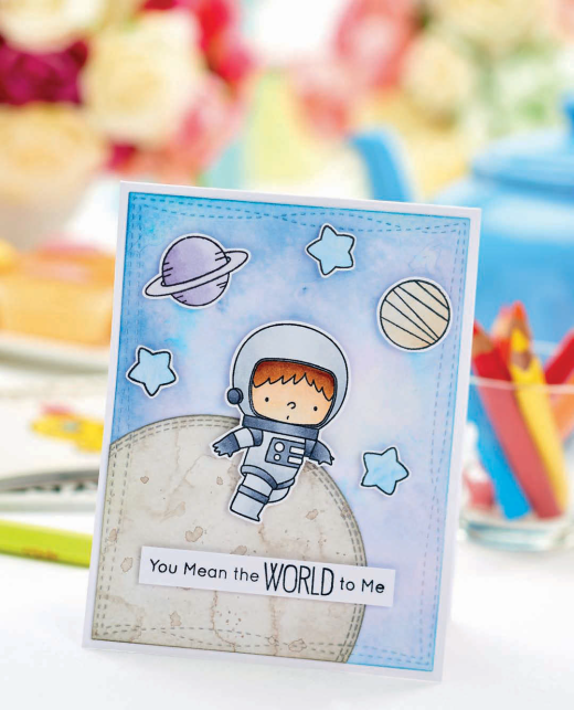 Space Boy Card