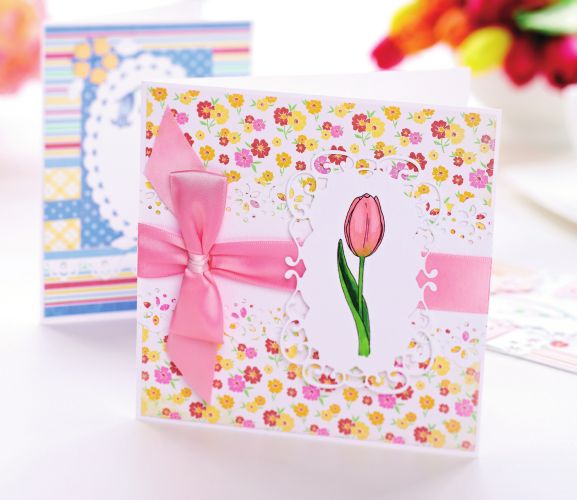 Spring Florals On Cards