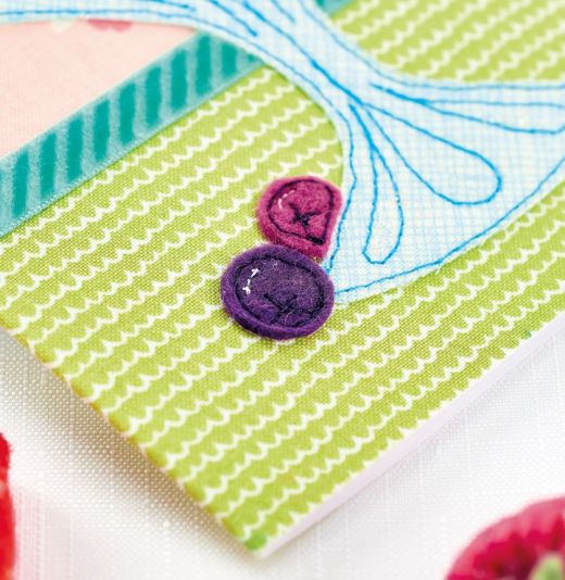 Summer Berry Card and Felt Fruits