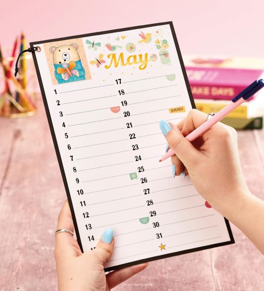 Teddy Bear Calendar