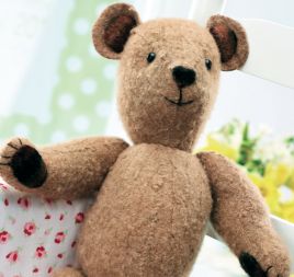 Stitched Vintage Teddy Bear Stitched Vintage Teddy Bear
