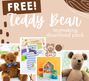 FREE Teddy Bear Toymaking Download Project And Template Pack