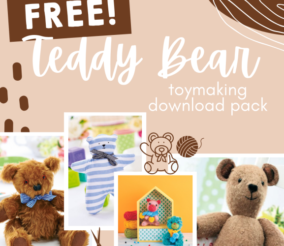 FREE Teddy Bear Toymaking Download Project And Template Pack