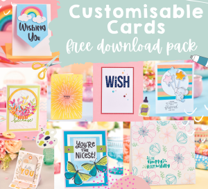 FREE Customisable Cards Project Pack