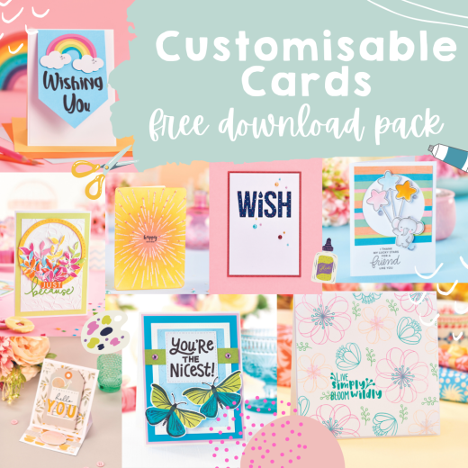FREE Customisable Cards Project Pack