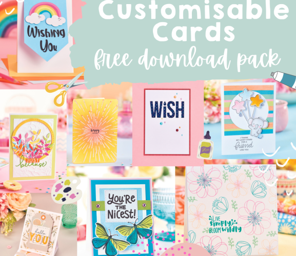 FREE Customisable Cards Project Pack