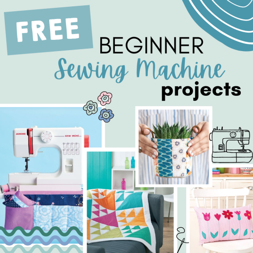 FREE Beginner Sewing Machine Projects Download Pack