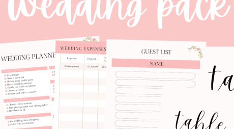 Wedding Planner + Table Numbers! Wedding Planner + Table Numbers!