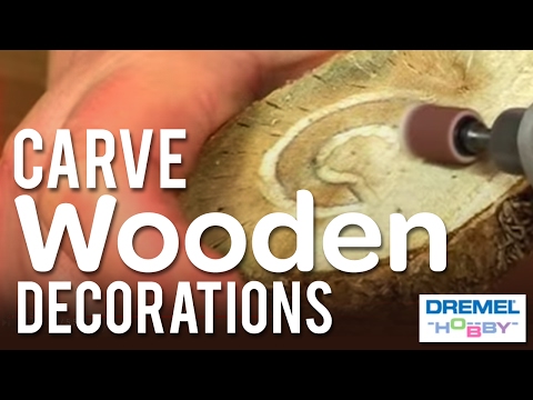 How to carve wooden decorations with the Dremel Stylus - Part Two