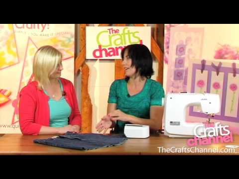 How to make a denim skirt from jeans