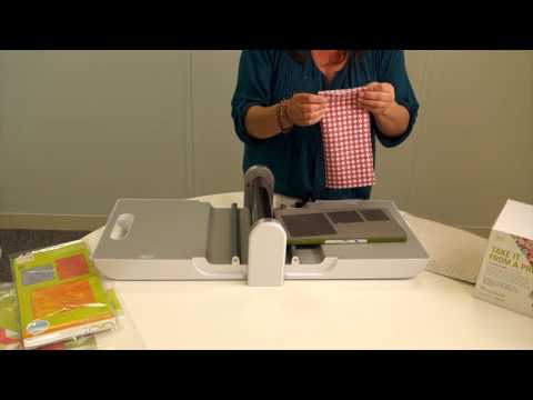 Accuquilt’s new GO! Fabric Cutter unboxed.