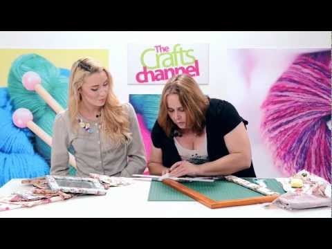 Antiquing a Mirror with Fabric - Part 2