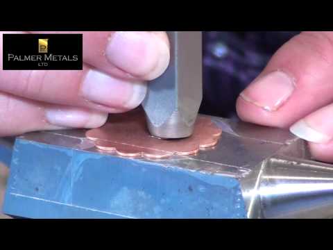 How to create personalised jewellery with punches and rivets by Palmer Metals
