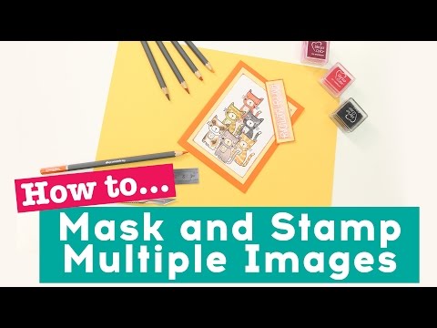 How To Mask and Stamp Multiple Images
