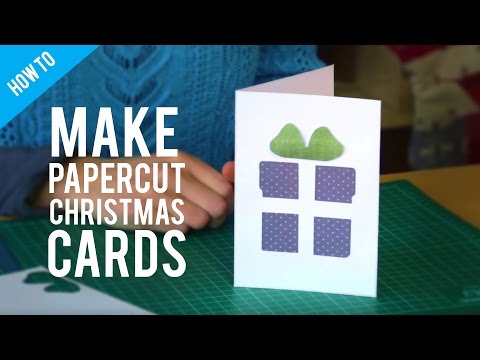 How To Make Paper Cut Christmas Cards