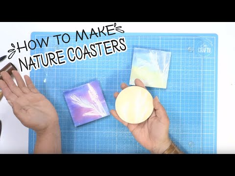 Easy To Make Nature Coasters Easy To Make Nature Coasters