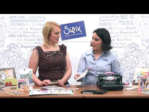 Using Sizzix dies to create a contemporary aperture card