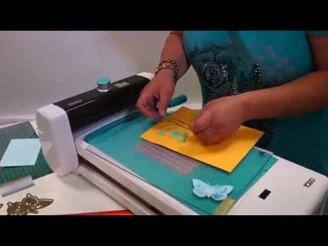 Hot Foil Butterfly Embellishments Using The Create and Craft TODO