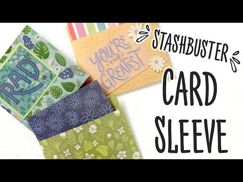  DIY Card Sleeve For Personalised Gifts