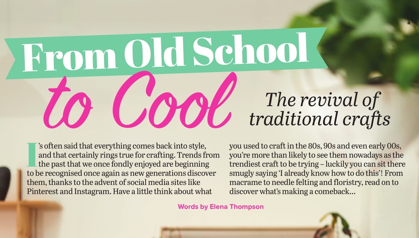 Crafts Beautiful May Issue Out Now