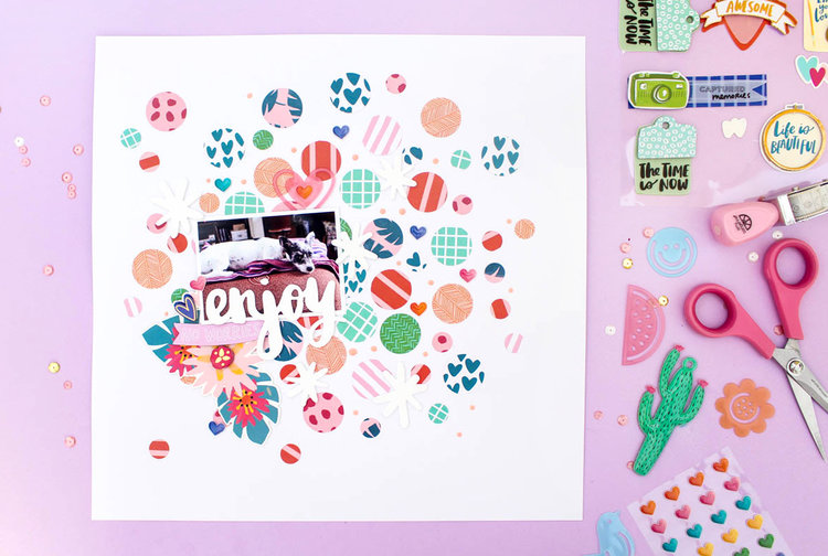 http://www.amytangerine.com/blog/zinias-confetti-layout?rq=confetti