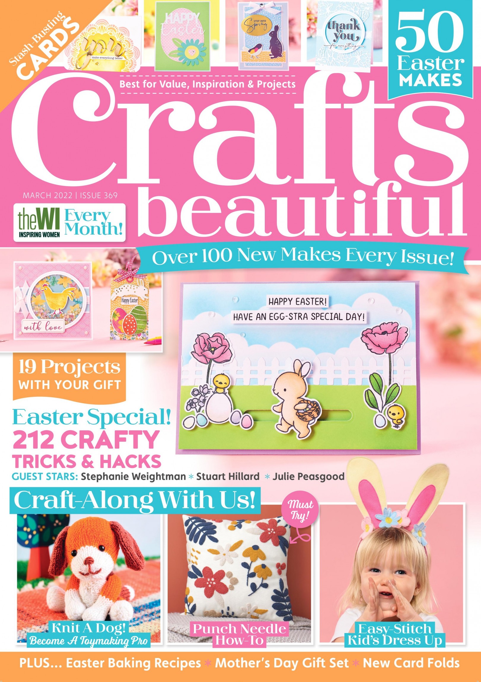 Crafts Beautiful March 2022 Issue 369 Template Pack